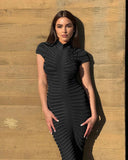 Sable Knitted Body-con Dress