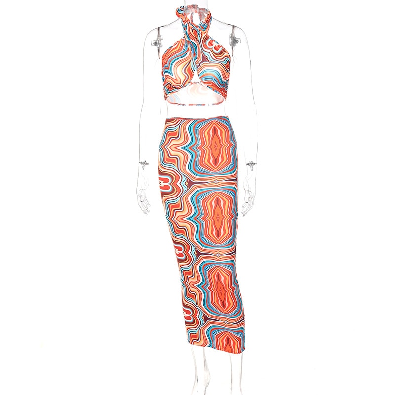 Grace Marble Print Beach Outfits For Women