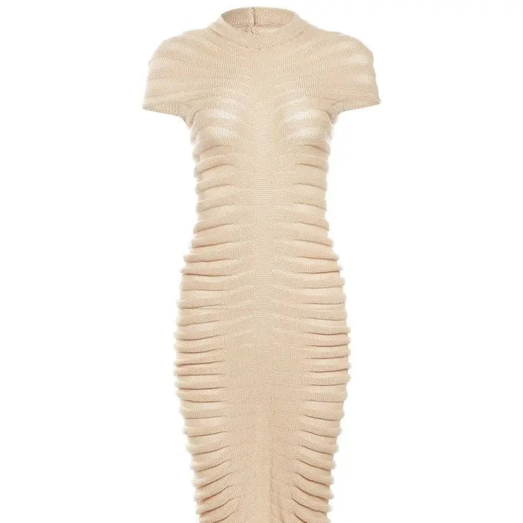 Sable Knitted Body-con Dress