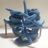 Madelyn Feet Ring Winding Tape Sandals