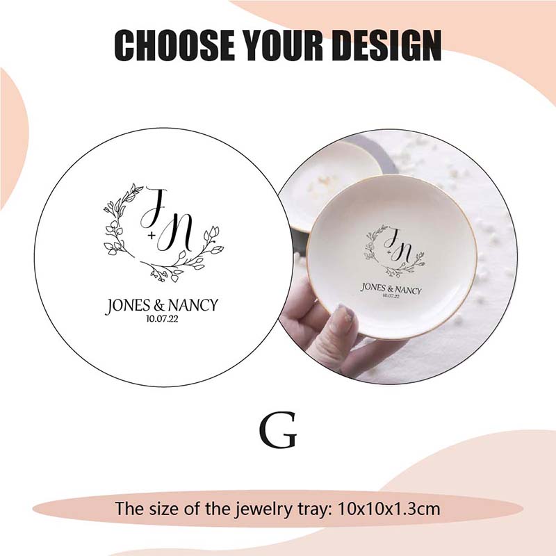 Personalized  Custom Ring Dish