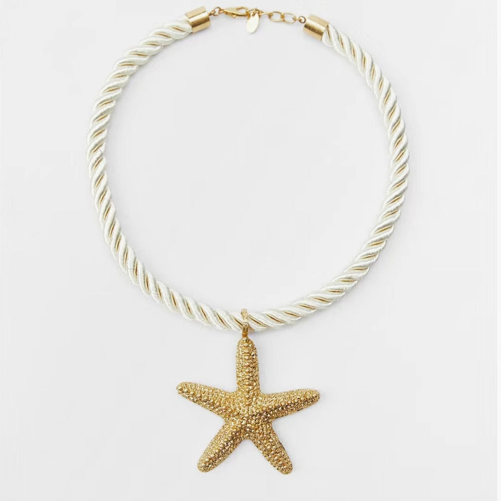 Golden Starfish Earrings & Accessories