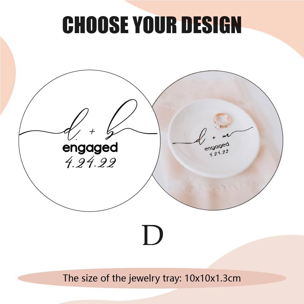 Personalized  Custom Ring Dish
