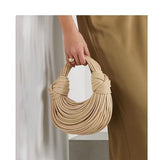 Lillian Luxury Handwoven Noodle Rope Handbags