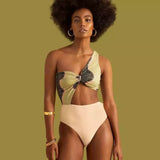 Tina One Shoulder Cut Out Swimsuit
